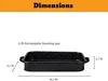 Open roasting pan dimensions