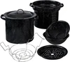 Eight-quart multipurpose pot and included inserts
