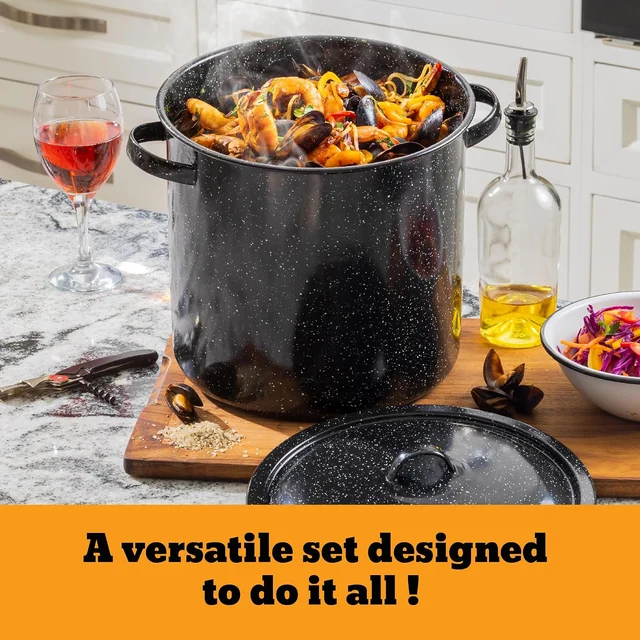 Pasta in the eight-quart pot
