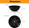 Bowl and steaming rack dimensions