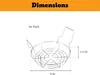 Small-batch canning rack dimensions