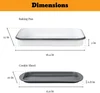 Baking pan and cookie sheet dimensions